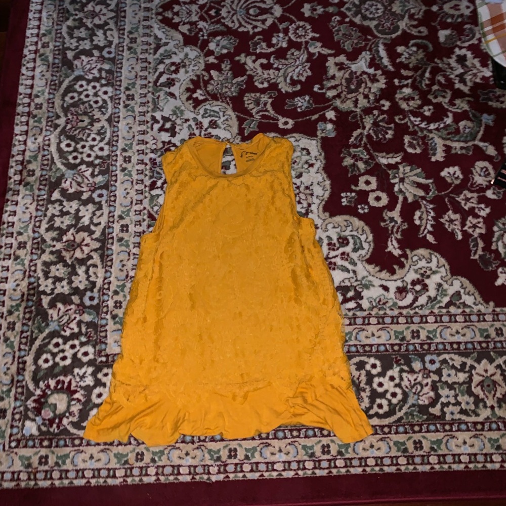 Mustard yellow tank top